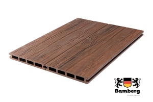 Террасная доска Bamberg SquareFossiled, African Bubinga (Окаменелое дерево)  — Black Deck