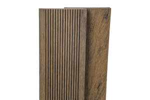 Террасная доска Bamberg Solid Shipboard, Lebanese Cedar (Ливанский кедр) — Black Deck